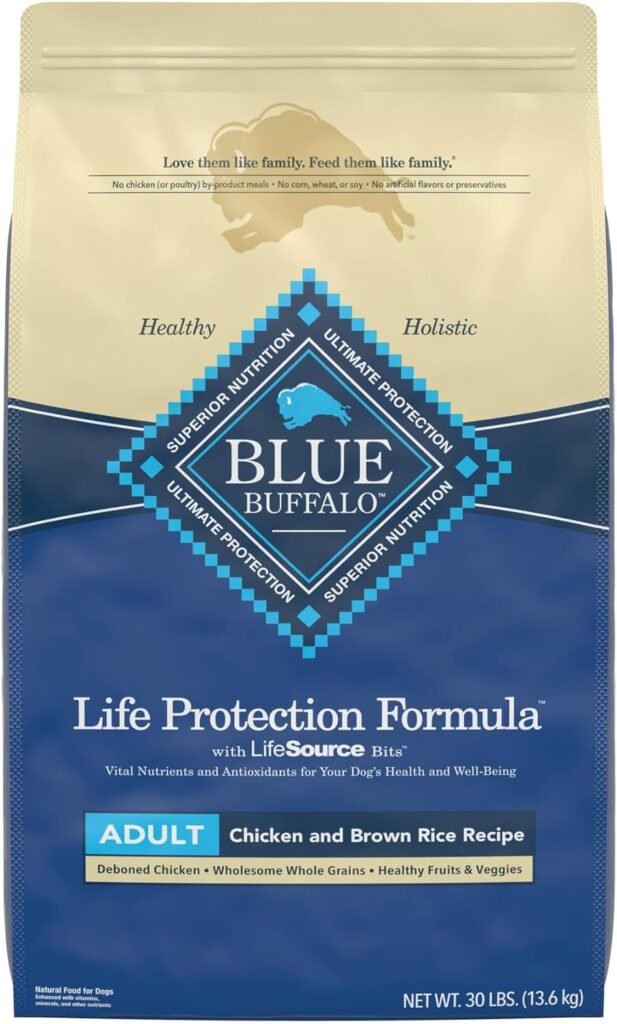 01 Blue Buffalo Life Protection Formula Natural Adult Dry Dog Food, Chicken and Brown Rice 30-lb (review)