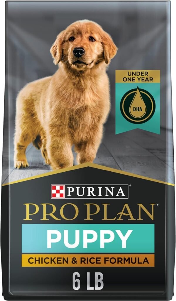 10 Purina Pro Plan High Protein Dry Puppy Food, Chicken and Rice Formula - 6 lb. Bag