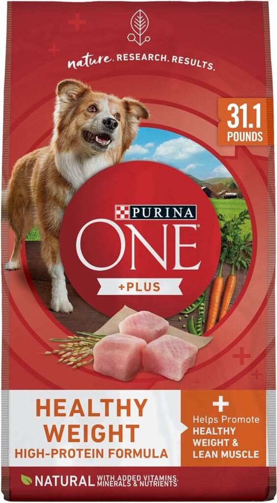 07 Purina ONE Plus Healthy Weight High-Protein Dog Food Dry Formula - 31.1 Lb. Bag