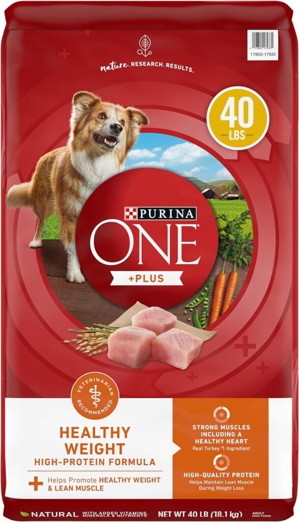 10 Purina ONE Plus Healthy Weight High-Protein Dog Food Dry Formula - 40 lb. Bag