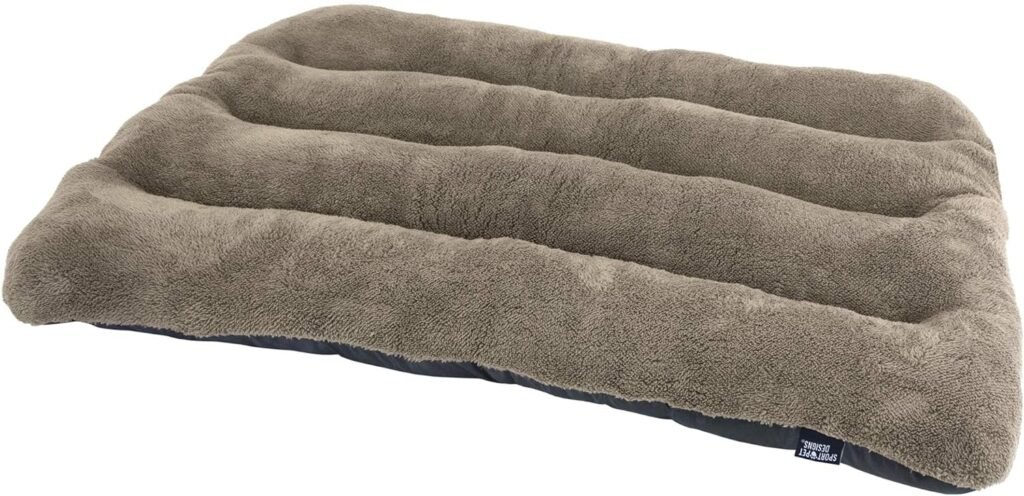 06 SportPet Designs Waterproof Pet Bed - Fits SportPet Plastic Dog Kennel, 20 inches,Brown