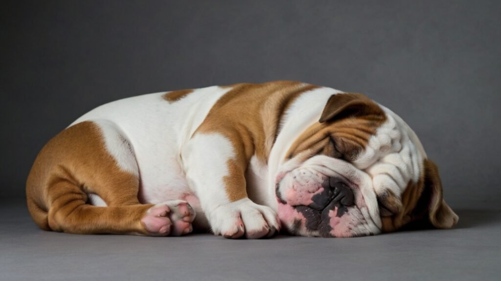 Bulldog Sleeping