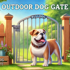 outdoor dog gate