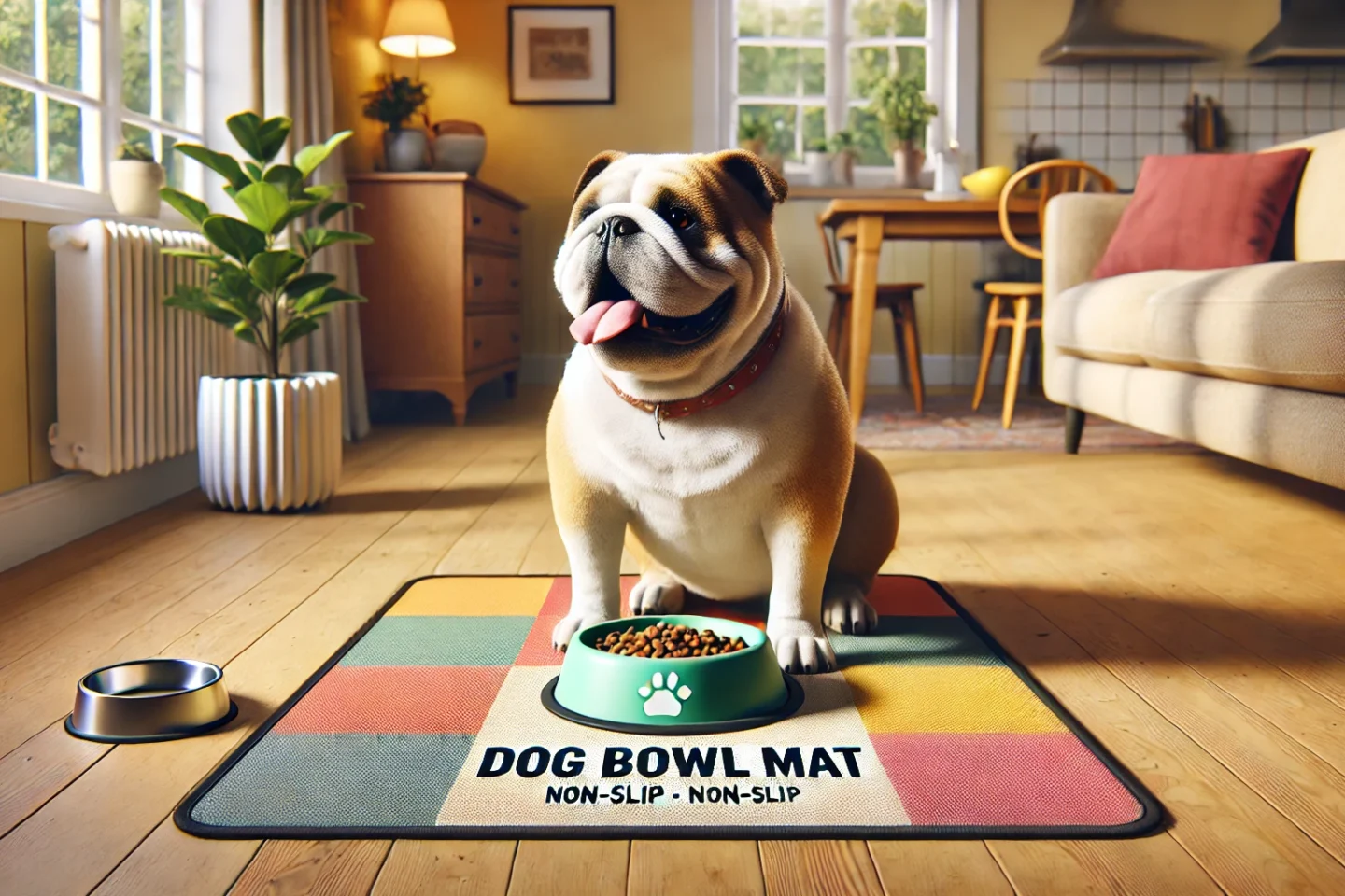 dog bowl mat