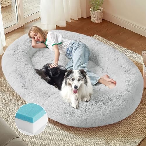 Bedsure Memory Foam Human Dog Bed, 72